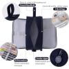 imageCICIMELON Big Corduroy Pen Pencil Case 3 Compartments Pouch Bag for School Supplies Office Travel Organizers NavyNavy