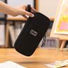 imageCICIMELON Durable Pen Pencil Case Big Storage Pen Pouch Bag for School Supplies Office College Teen Girls Adults PurpleBlack