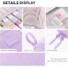 imageCICIMELON Durable Pen Pencil Case Big Storage Pen Pouch Bag for School Supplies Office College Teen Girls Adults PurplePurple