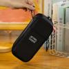 imageCICIMELON Durable Pen Pencil Case Big Storage Pen Pouch Bag for School Supplies Office College Teen Girls Adults PurpleUpgraded Black