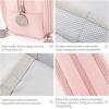 imageCICIMELON Large Capacity Pencil Case 3 Compartment Pouch Pen Bag for School Teen Girl Boy Men Women BlackPink