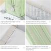 imageCICIMELON Large Capacity Pencil Case 3 Compartment Pouch Pen Bag for School Teen Girl Boy Men Women GrayGreen