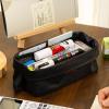 imageCICIMELON Pencil Case Large Capacity Pencil Pouch Pen Bag for School Teen Girl Boy Men WomenBlack