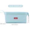 imageCICIMELON Pencil Case Large Capacity Pencil Pouch Pen Bag for School Teen Girl Boy Men WomenBlue