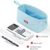 imageCICIMELON Pencil Case Large Capacity Pencil Pouch Pen Bag for School Teen Girl Boy Men WomenBlue