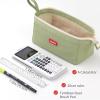 imageCICIMELON Pencil Case Large Capacity Pencil Pouch Pen Bag for School Teen Girl Boy Men WomenGreen