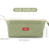 imageCICIMELON Pencil Case Large Capacity Pencil Pouch Pen Bag for School Teen Girl Boy Men WomenGreen