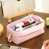 imageCICIMELON Pencil Case Large Capacity Pencil Pouch Pen Bag for School Teen Girl Boy Men WomenLight Pink