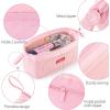 imageCICIMELON Pencil Case Large Capacity Pencil Pouch Pen Bag for School Teen Girl Boy Men WomenLight Pink