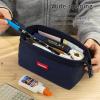 imageCICIMELON Pencil Case Large Capacity Pencil Pouch Pen Bag for School Teen Girl Boy Men WomenNavy