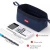 imageCICIMELON Pencil Case Large Capacity Pencil Pouch Pen Bag for School Teen Girl Boy Men WomenNavy