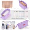 imageCICIMELON Pencil Case Large Capacity Pencil Pouch Pen Bag for School Teen Girl Boy Men Womenviolet