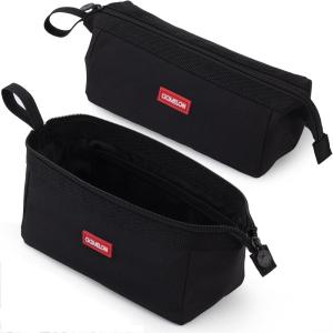 imageCICIMELON Pencil Case Large Capacity Pencil Pouch Pen Bag for School Teen Girl Boy Men WomenBlack