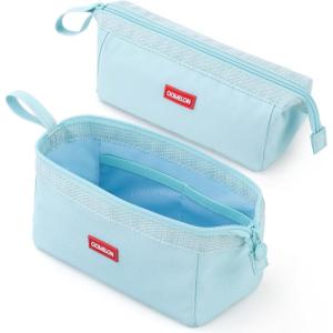 imageCICIMELON Pencil Case Large Capacity Pencil Pouch Pen Bag for School Teen Girl Boy Men WomenBlue