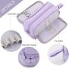 imageCICIMELON Large Capacity Pen Pencil Case with 4 Compartments MultiSlot Pencil Pouch Bag Aesthetic School Supplies Organizer for Teen Girls Women Adults NavyPurple