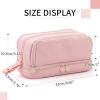 imageCICIMELON Large Capacity Pen Pencil Case with 4 Compartments MultiSlot Pencil Pouch Bag Aesthetic School Supplies Organizer for Teen Girls Women Adults NavyPink
