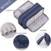 imageCICIMELON Large Capacity Pen Pencil Case with 4 Compartments MultiSlot Pencil Pouch Bag Aesthetic School Supplies Organizer for Teen Girls Women Adults NavyNavy