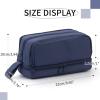 imageCICIMELON Large Capacity Pen Pencil Case with 4 Compartments MultiSlot Pencil Pouch Bag Aesthetic School Supplies Organizer for Teen Girls Women Adults NavyNavy