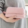 imageCICIMELON Large Capacity Pen Pencil Case with 4 Compartments MultiSlot Pencil Pouch Bag Aesthetic School Supplies Organizer for Teen Girls Women Adults NavyPink