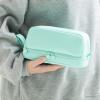 imageCICIMELON Large Capacity Pen Pencil Case with 4 Compartments MultiSlot Pencil Pouch Bag Aesthetic School Supplies Organizer for Teen Girls Women Adults NavyMint Green