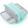 imageCICIMELON Large Capacity Pen Pencil Case with 4 Compartments MultiSlot Pencil Pouch Bag Aesthetic School Supplies Organizer for Teen Girls Women Adults NavyMint Green
