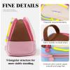 imageCICIMELON Large Capacity Pencil Case Cute Aesthetic Pencil Pouch with 3 Compartments Big Pencil Bag Organizer for School Supplies Pen Holder for Kids Girls Boys StudentsPink Base