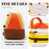 imageCICIMELON Large Capacity Pencil Case Cute Aesthetic Pencil Pouch with 3 Compartments Big Pencil Bag Organizer for School Supplies Pen Holder for Kids Girls Boys StudentsBrown Base